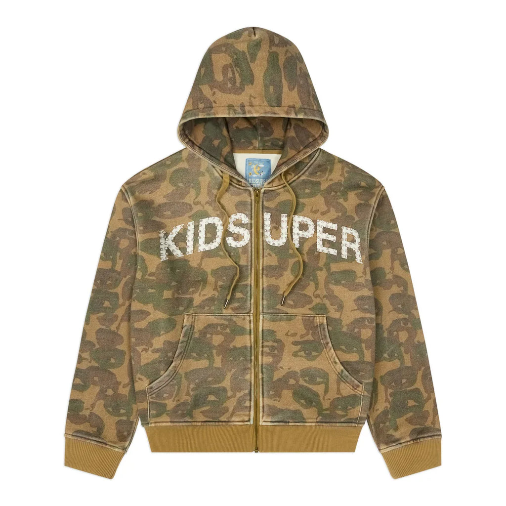 Kidsuper Face Camo Hoodie