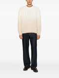 atomo factory cable-knit ombré-effect sweater