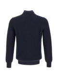 Gran Sasso honeycomb-knit virgin wool cardigan