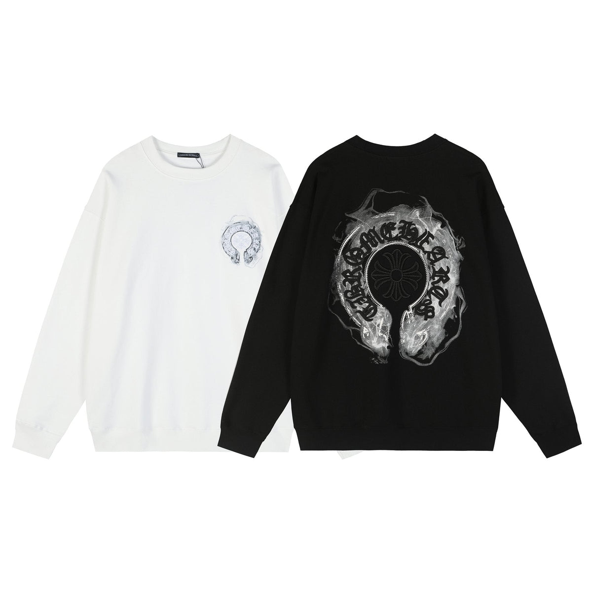 Chrome Hearts Cross Graphic Crewneck Sweatshirt